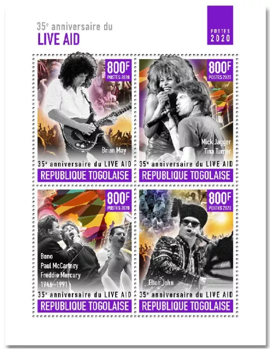 n° 8604/8607 - Timbre TOGO Poste