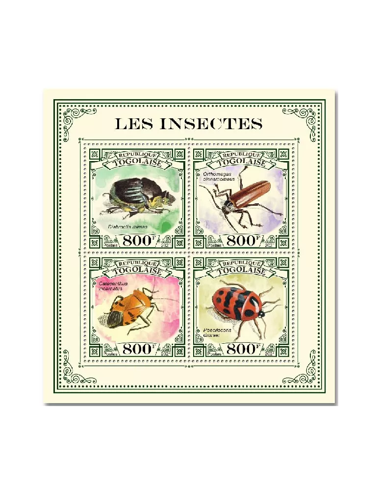 n° 8823/8826 - Timbre TOGO Poste