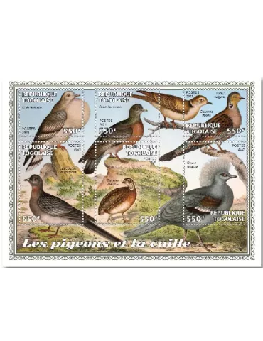 n° 8919/8924 - Timbre TOGO Poste