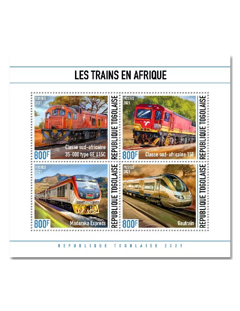 n° 8933/8936 - Timbre TOGO Poste