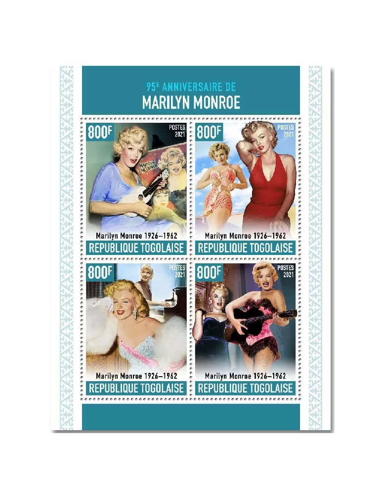 n° 8989/8992 - Timbre TOGO Poste