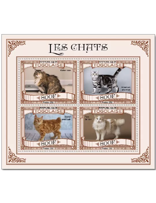 n° 9091/9094 - Timbre TOGO Poste