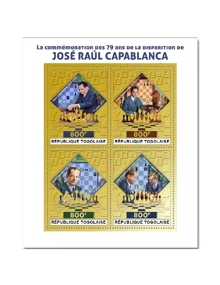 n° 9167/9170 - Timbre TOGO Poste