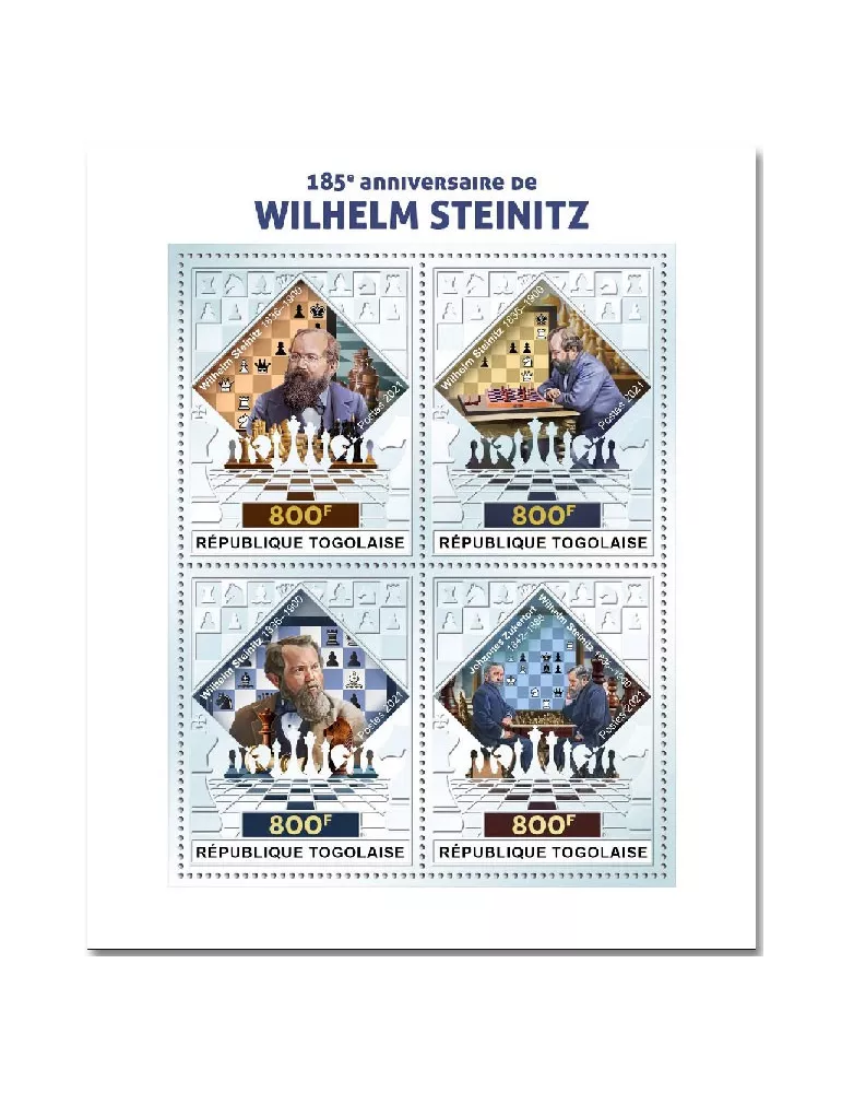 n° 9187/9190 - Timbre TOGO Poste