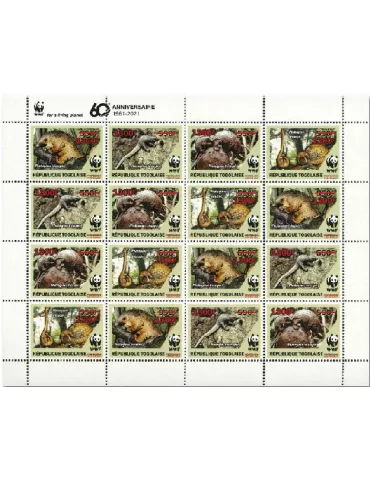 n° 9249/9252 (les 16 valeurs - 4 séries) - Timbre TOGO Poste