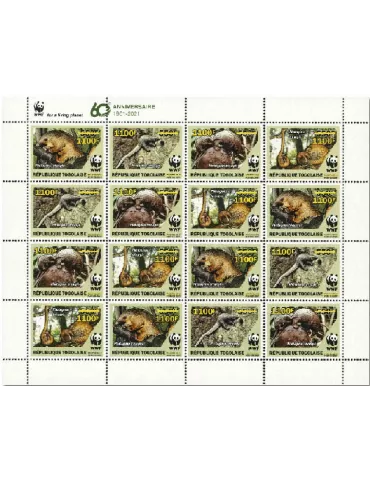 n° 9253/9256 (les 16 valeurs - 4 séries) - Timbre TOGO Poste
