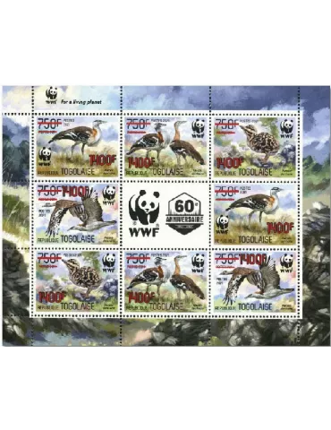 n° 9257/9260 (les 8 valeurs - 2 séries) - Timbre TOGO Poste