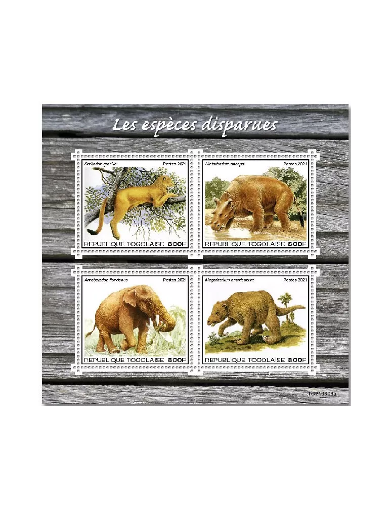 n° 9289/9292 - Timbre TOGO Poste