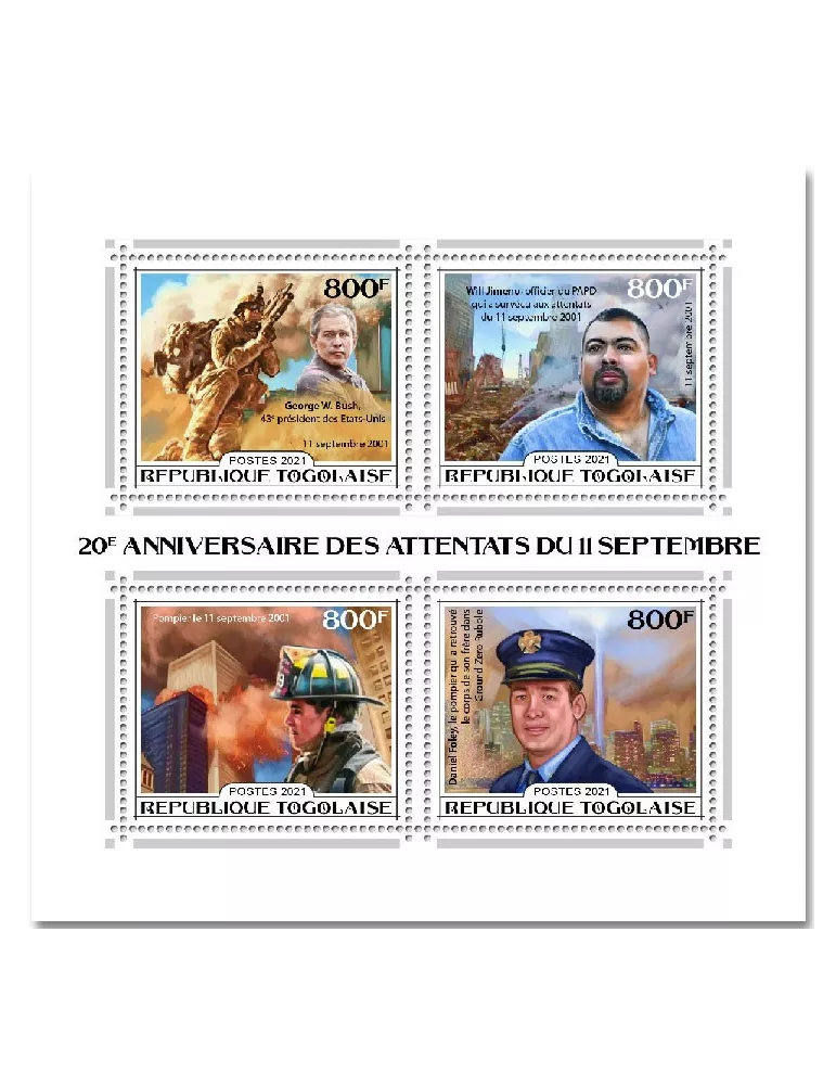 n° 9409/9412 - Timbre TOGO Poste