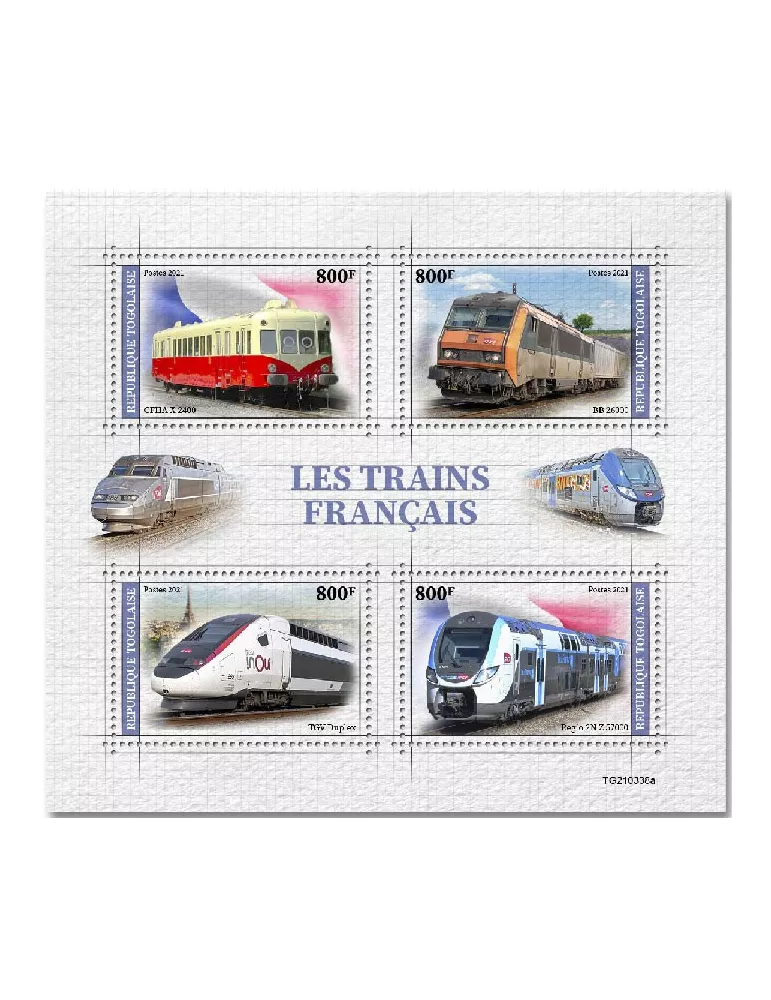 n° 9429/9432 - Timbre TOGO Poste