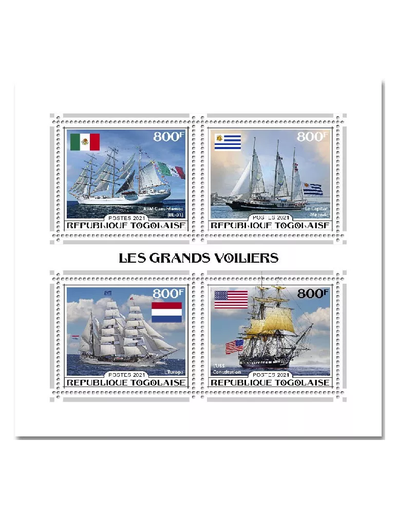 n° 9433/9436 - Timbre TOGO Poste