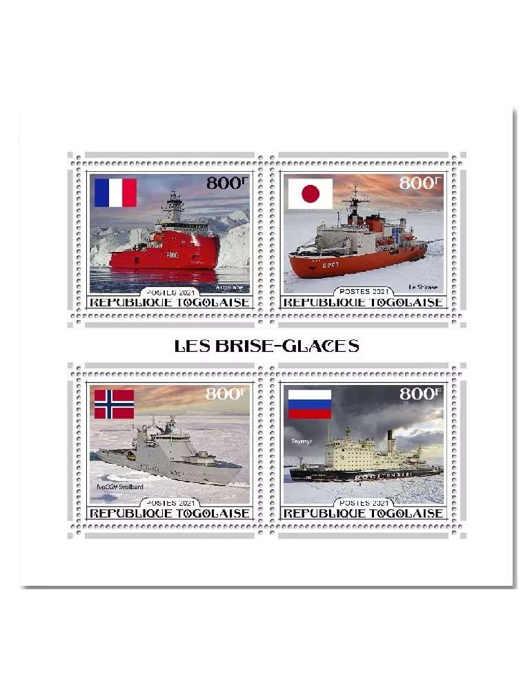 n° 9437/9440 - Timbre TOGO Poste
