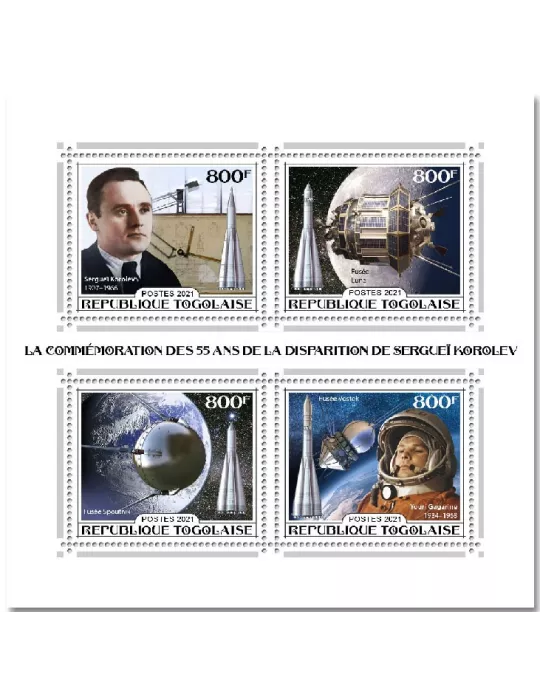 n° 9449/9452 - Timbre TOGO Poste