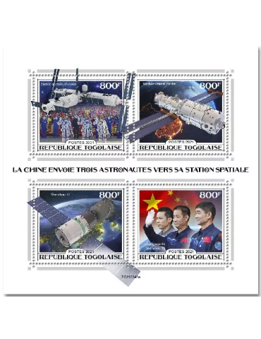 n° 9457/9460 - Timbre TOGO Poste