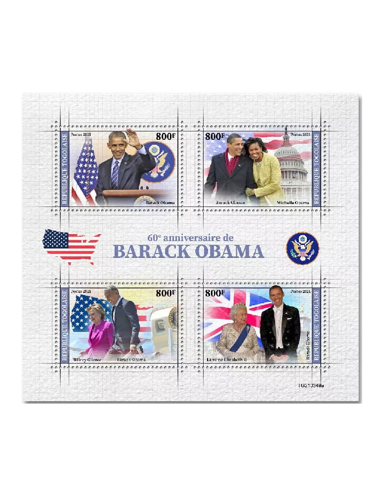 n° 9473/9476 - Timbre TOGO Poste