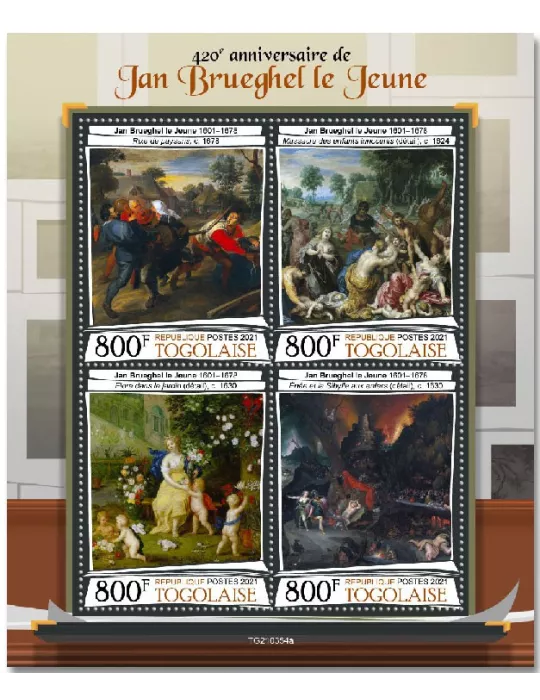 n° 9493/9496 - Timbre TOGO Poste