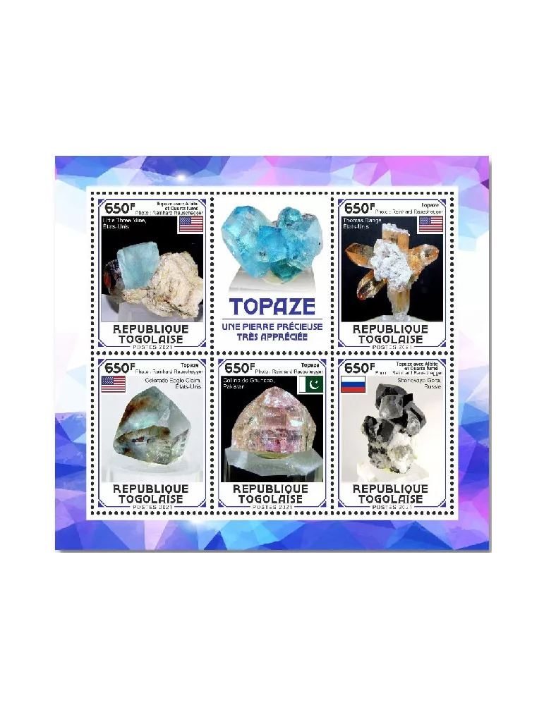 n° 9516/9520 - Timbre TOGO Poste