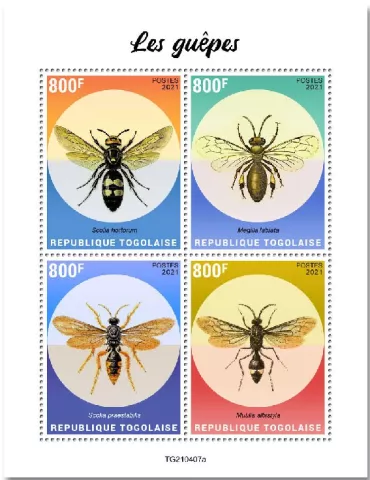 n° 9535/9538 - Timbre TOGO Poste