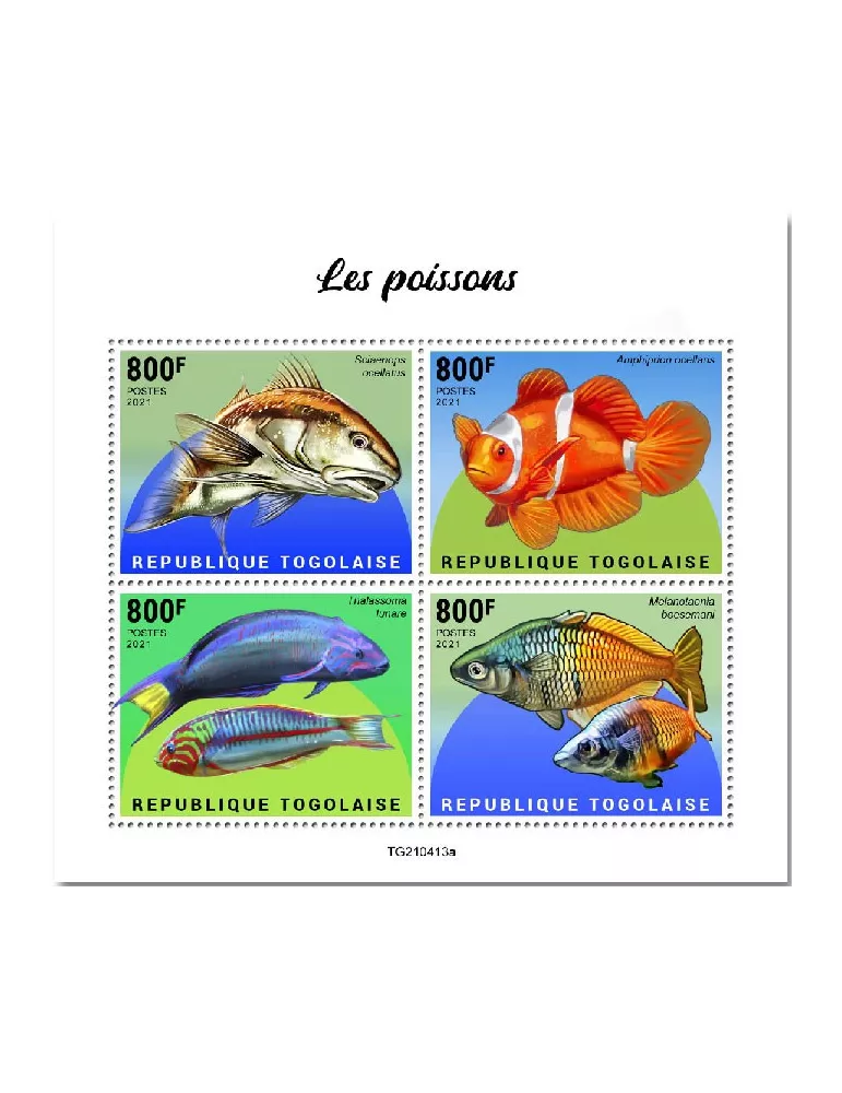 n° 9559/9562 - Timbre TOGO Poste