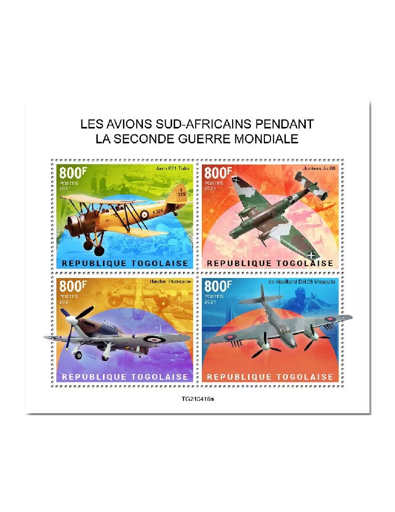 n° 9579/9582 - Timbre TOGO Poste