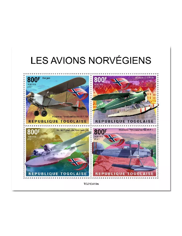 n° 9583/9586 - Timbre TOGO Poste