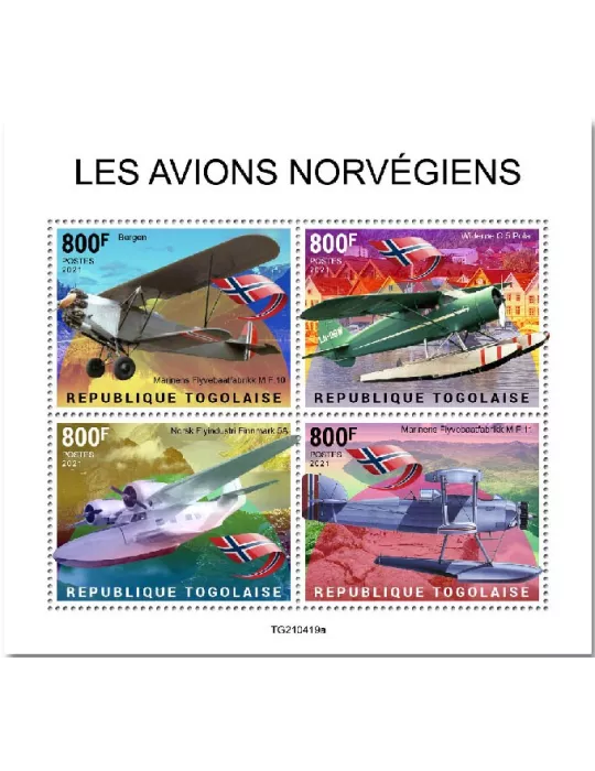 n° 9583/9586 - Timbre TOGO Poste