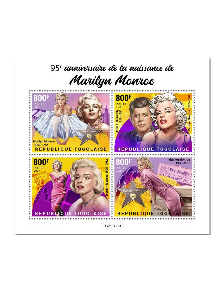 n° 9607/9610 - Timbre TOGO Poste