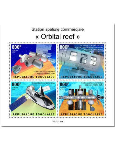 n° 9629/9632 - Timbre TOGO Poste