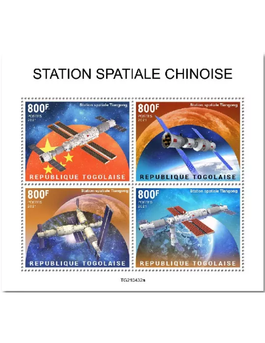 n° 9633/9636 - Timbre TOGO Poste