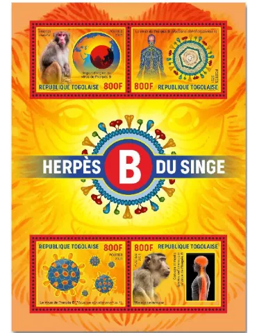 n° 9637/9640 - Timbre TOGO Poste