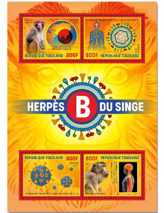 n° 9637/9640 - Timbre TOGO Poste