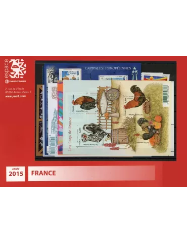 n° 4923/5013 - Timbre France Année complète (2015)