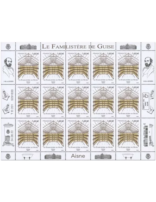 n° F77 - Timbre France Feuillets de France (n° 5618)