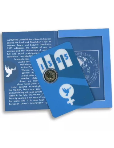 BU : 2 EURO COMMEMORATIVE 2022 : MALTE (Sécurité des Nations Unies ONU) 2