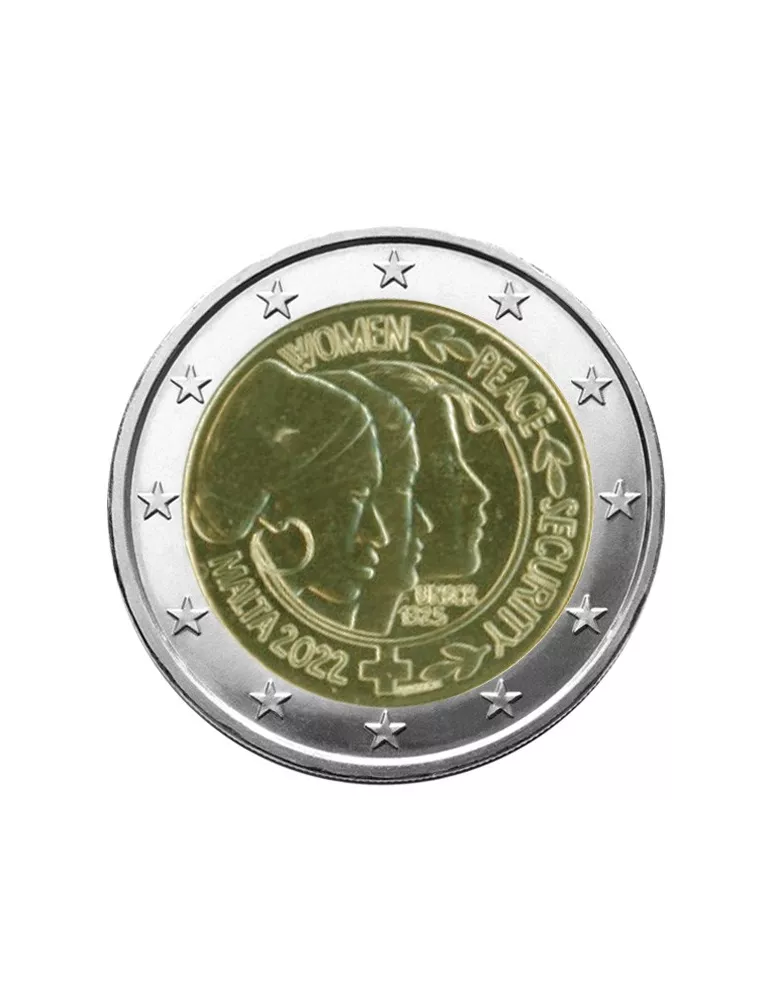 BU : 2 EURO COMMEMORATIVE 2022 : MALTE (Sécurité des Nations Unies ONU)