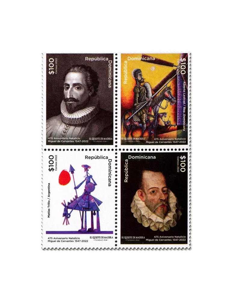 n° 2284/2287 - Timbre DOMINICAINE Poste