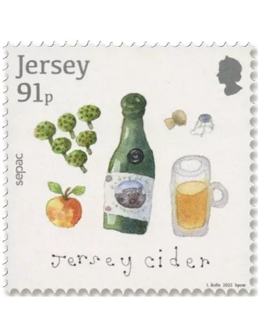 n°2671/2676 + le n° 2670 - Timbre JERSEY Poste 2