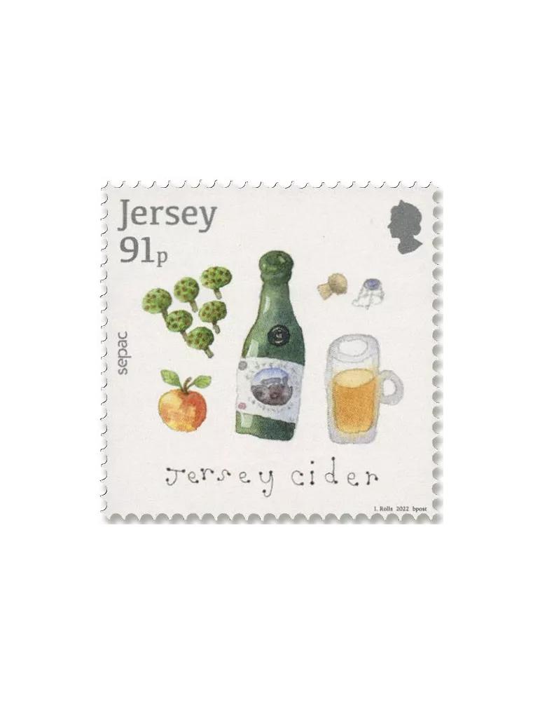 n°2671/2676 + le n° 2670 - Timbre JERSEY Poste