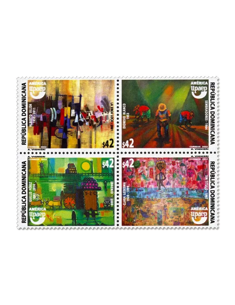 n° 2296/2303 - Timbre DOMINICAINE Poste