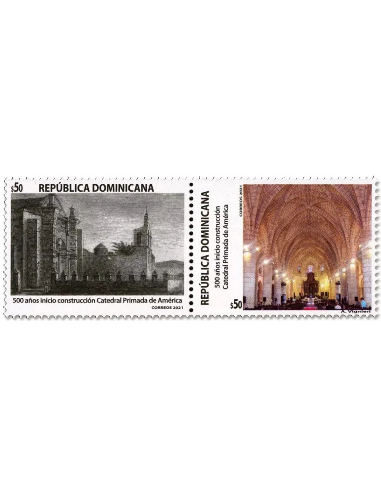 n° 2318/2319 - Timbre DOMINICAINE Poste