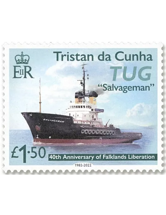 n°1307/1309 - Timbre TRISTAN DA CUNHA Poste