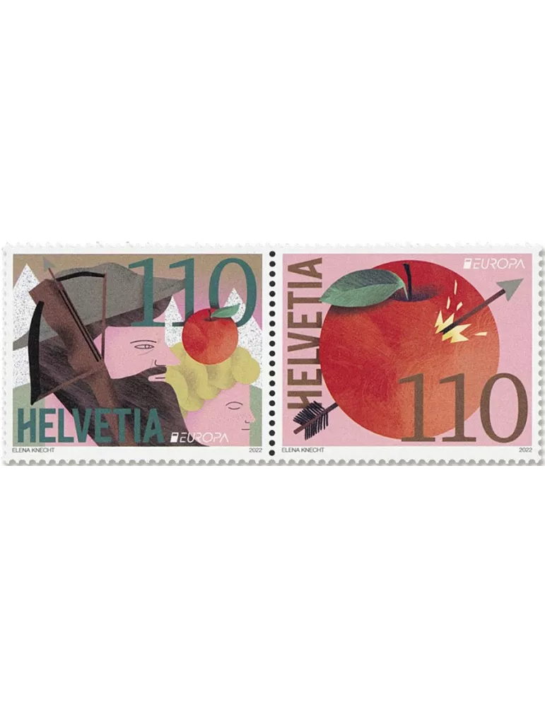 n°2718/2719 - Timbre SUISSE Poste (EUROPA)