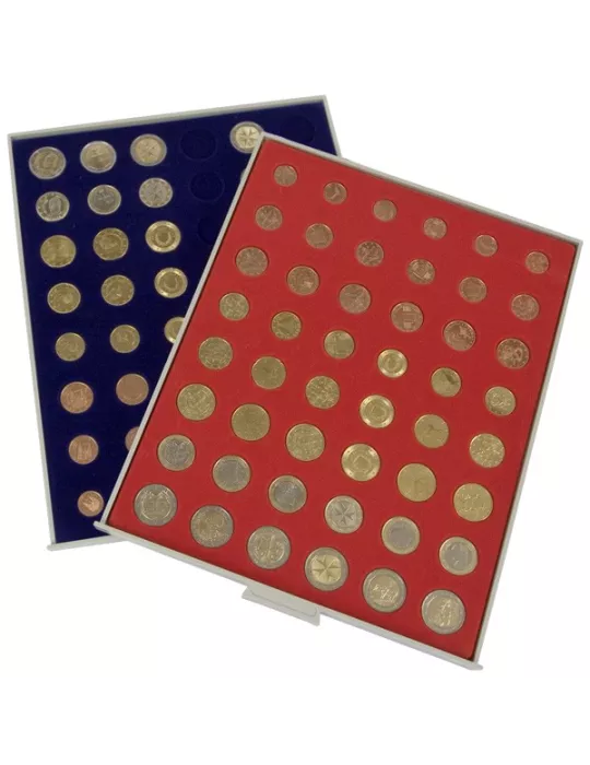 MEDAILLIER : 48 CASES RONDES ( SPECIAL EURO )