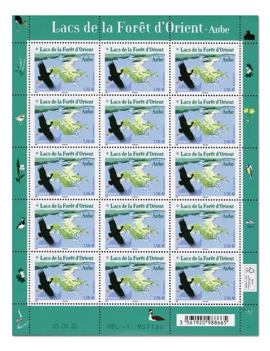 n° F83 - Timbre France Feuillets de France (n° 5628)
