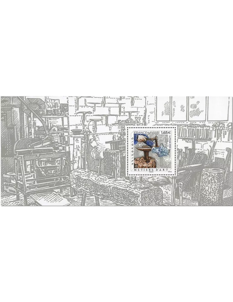 n° 195 - Timbre France Bloc souvenirs