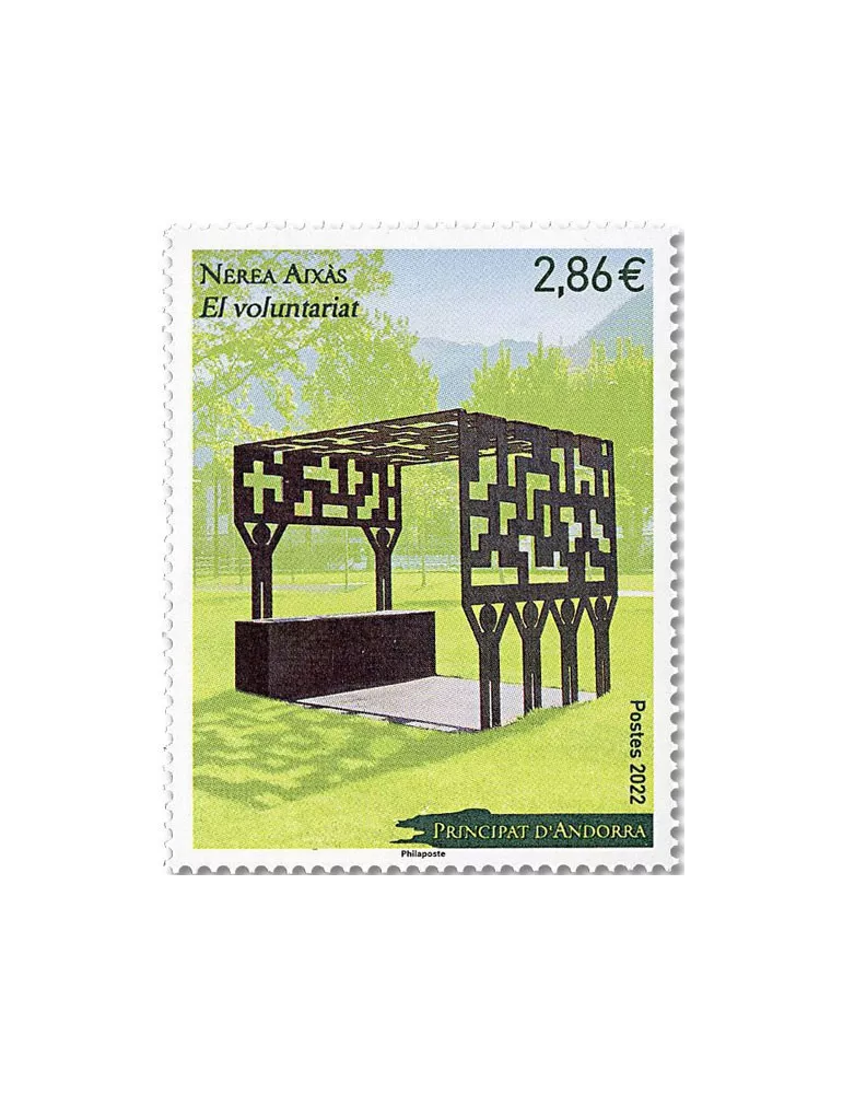 n° 882 - Timbre ANDORRE Poste