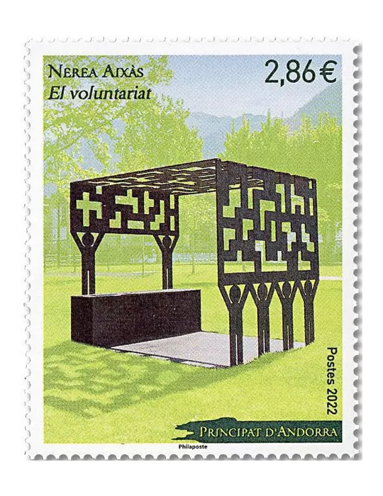 n° 882 - Timbre ANDORRE Poste