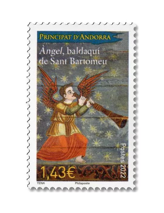 n° 884 - Timbre ANDORRE Poste