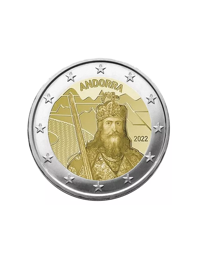 BU : 2 EURO COMMEMORATIVE 2022 : ANDORRE (La légende de Charlemagne)