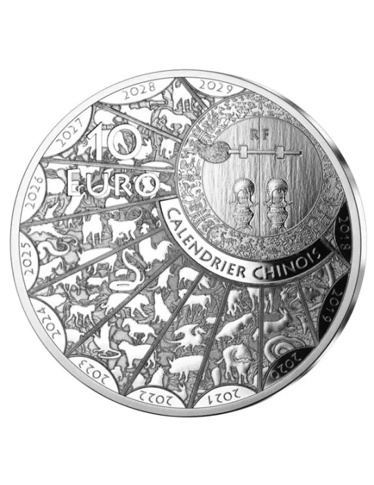 10 EUROS ARGENT - ANNEE DU LAPIN (2023)